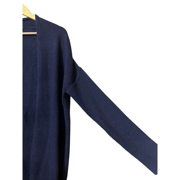 J. Crew open front wool blend cardigan blue XS - Picture 3 of 11